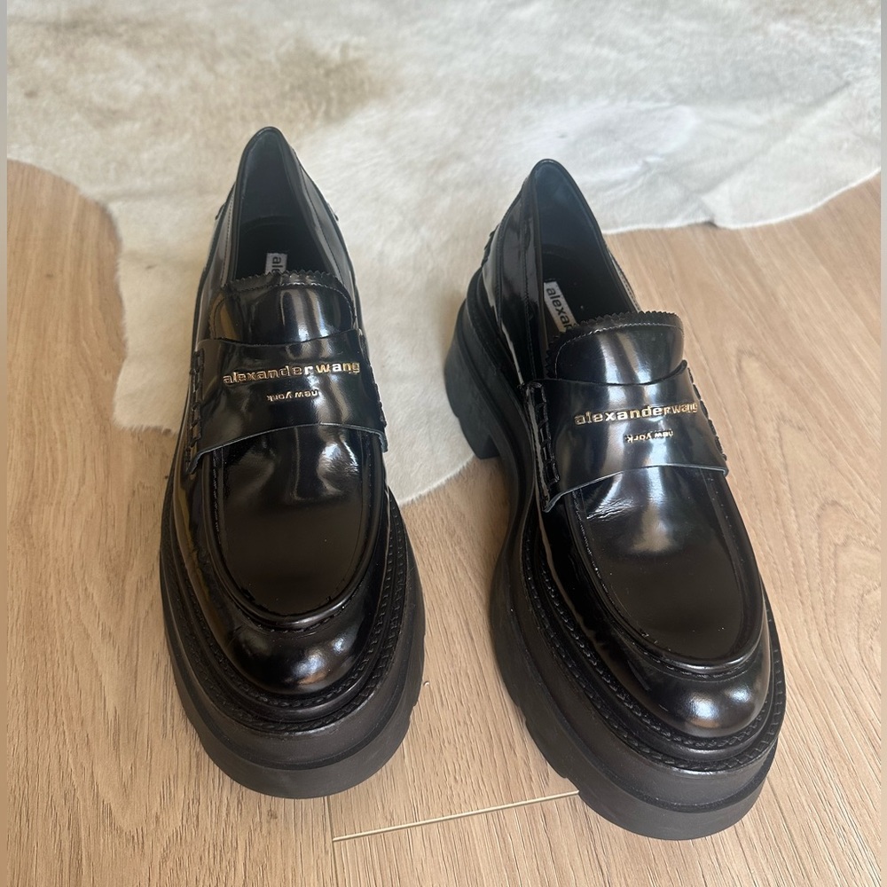 Alexander Wang Carter Platform Loafers size 40
